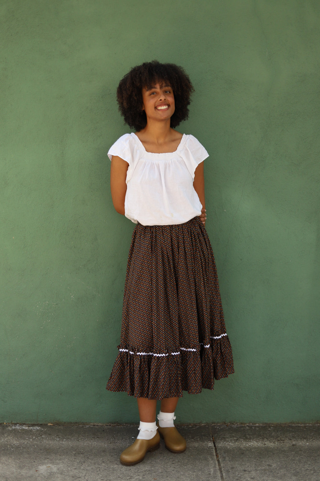 Handmade Brown Skirt