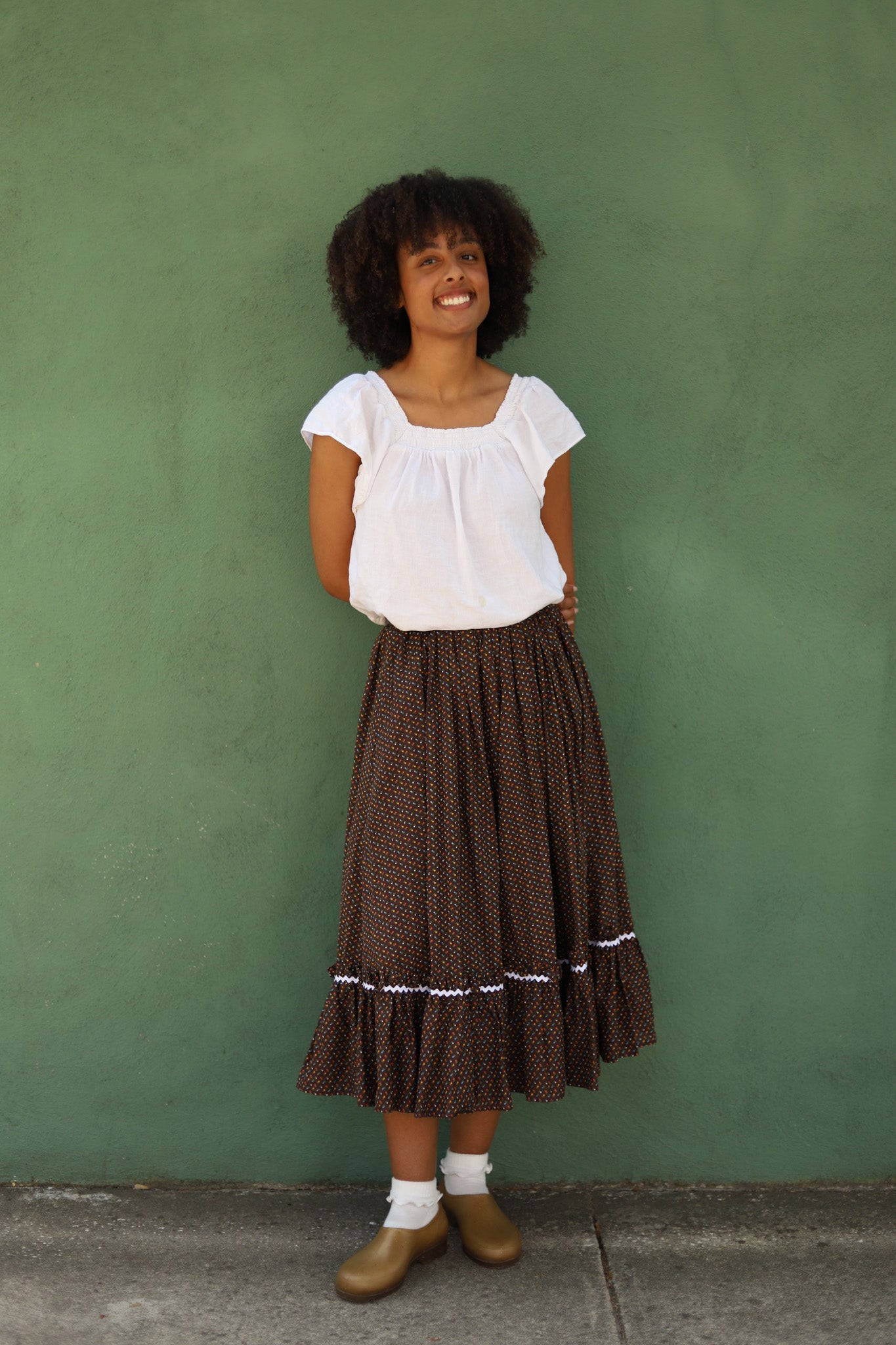 Handmade Brown Skirt