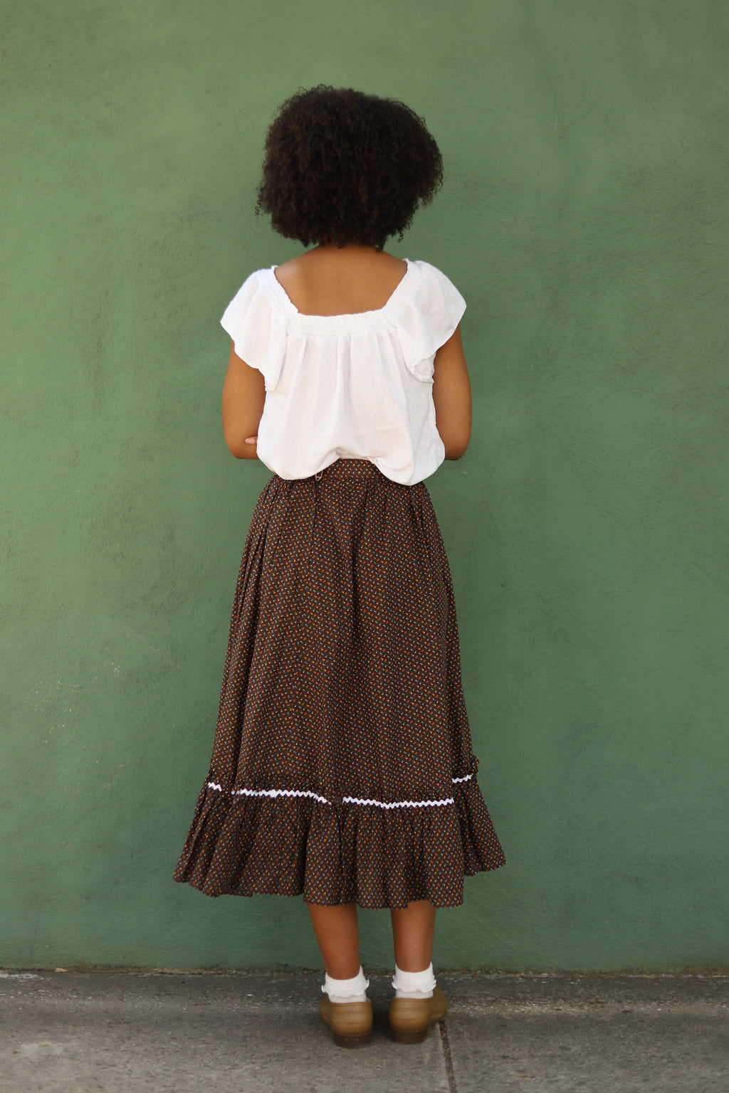Handmade Brown Skirt