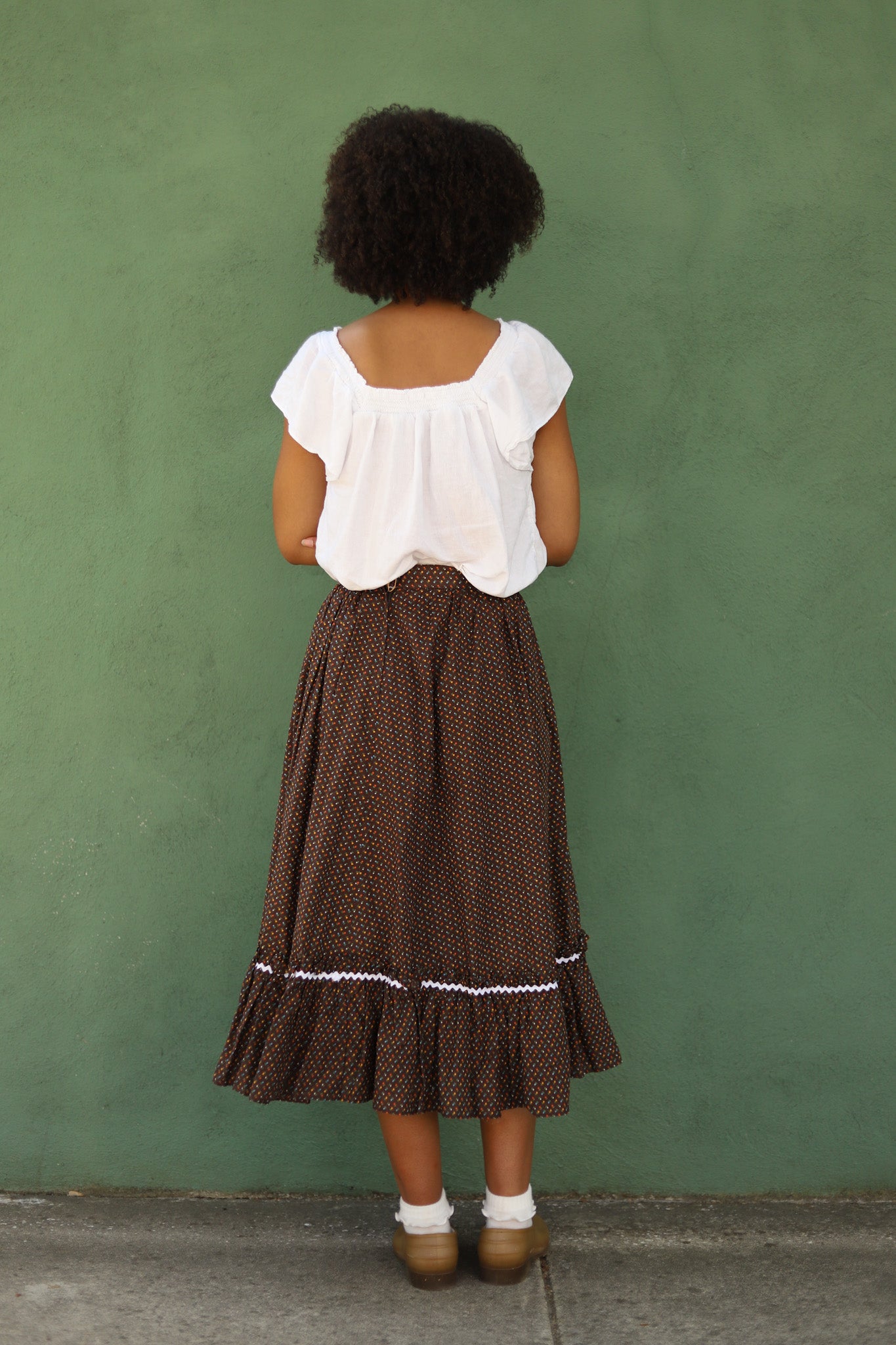 Handmade Brown Skirt