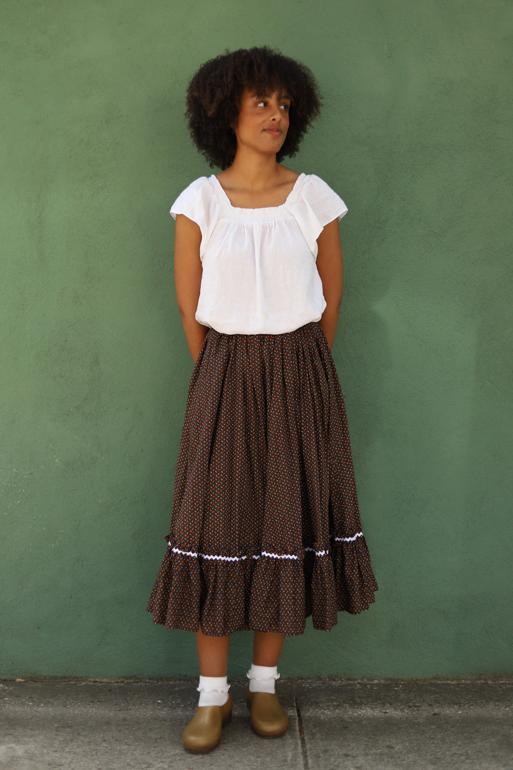 Handmade Brown Skirt