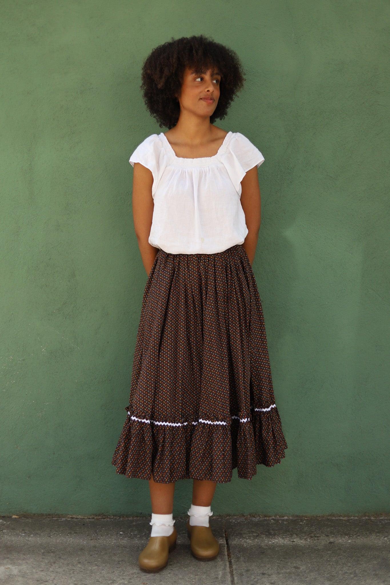 Handmade Brown Skirt